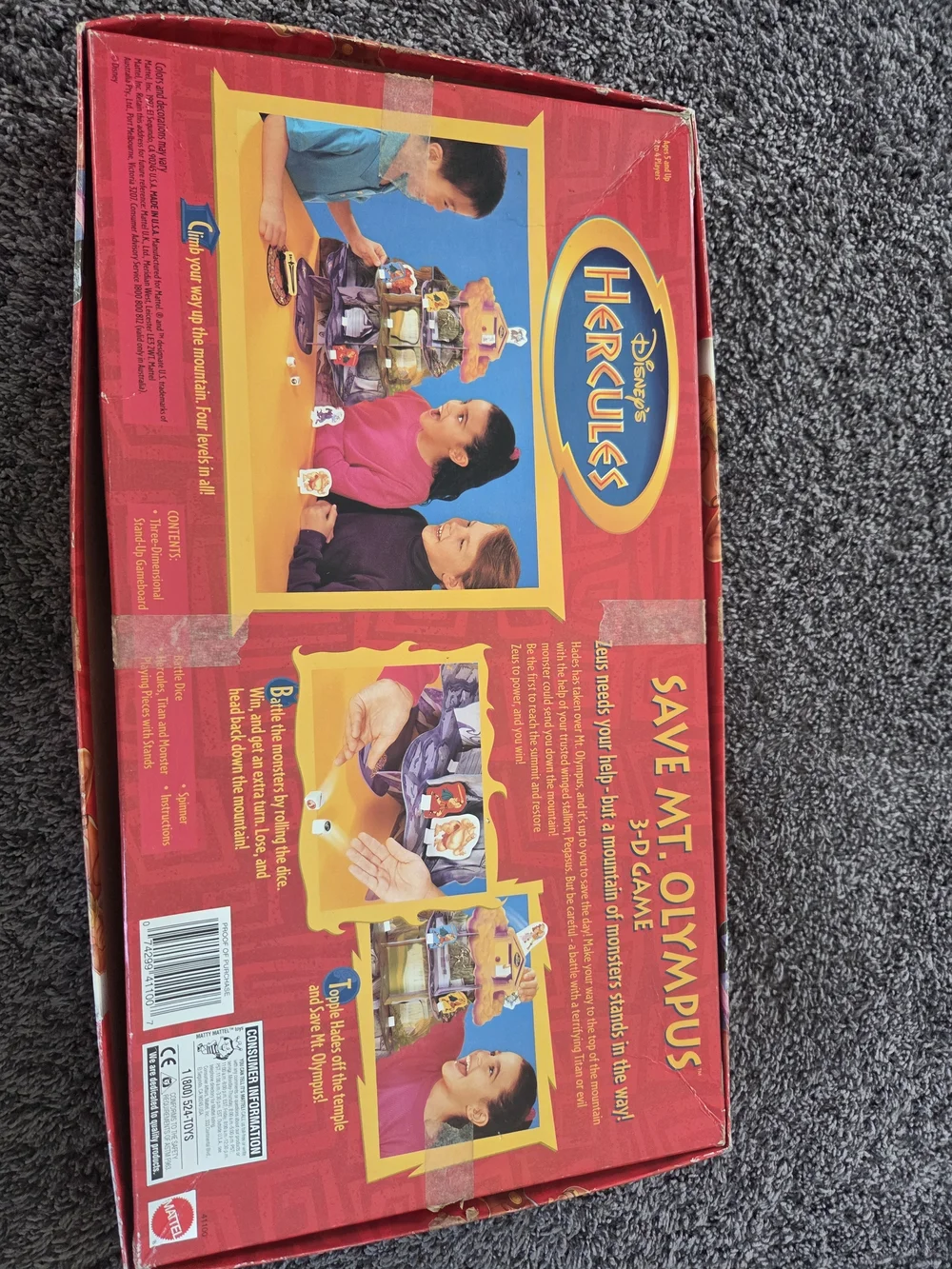 Disney Hercules Save Mt. Olympus Game - Blue, Purple, Red, Orange
